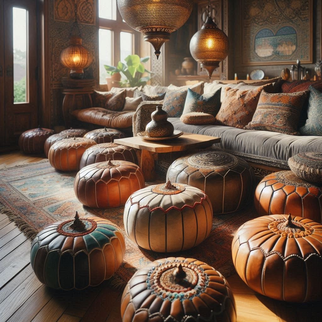 Moroccan Poufs