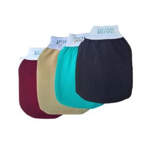 Premium Exfoliating Mitt for Body, Set of 4 (100% Vegan Viscose)